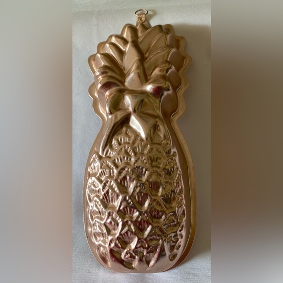Kitchen Vintage Pineapple Copper Gelatin Mold Retro Kitchen Wall